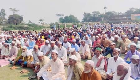 বৃষ্টির জন্য কৃষকদের বিশেষ দোয়া ও নামাজ আদায় বৃষ্টির জন্য নামাজ আদায়