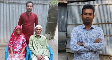 রিকশা চালিয়ে পড়াশোনা করা মমিনুর এখন ইংরেজি বিভাগের প্রভাষক