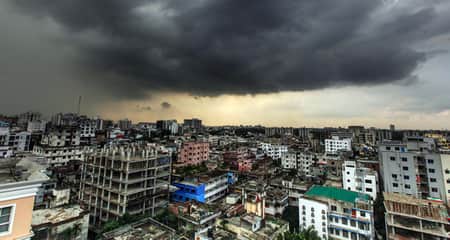 ঢাকায় ঘণ্টায় ৭৪ কি.মি. বেগে কালবৈশাখী ঝড় কালবৈশাখী ঝড়