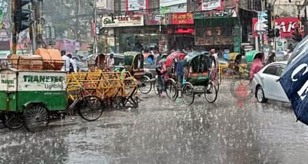 বৃষ্টি কখন হতে পারে সম্ভাব্য সময় জানালো আবহাওয়া অফিস বৃষ্টি