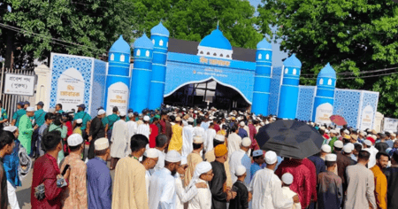 জাতীয় ঈদগাহ মাঠে ঈদের প্রধান জামাত অনুষ্ঠিত