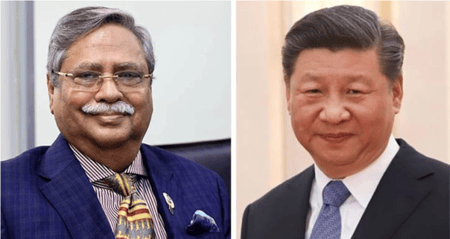 রাষ্ট্রপতি সাহাবুদ্দিনকে অভিনন্দন জানালেন শি জিনপিং