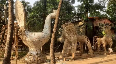 মঙ্গল শোভাযাত্রার ৮০ ভাগ কাজ সম্পন্ন