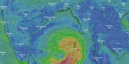 যখন থেকে শুরু হবে ঘূর্ণিঝড় মোখার প্রভাব ঘূর্ণিঝড় মোখা
