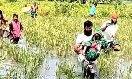 নির্জন বিলে অসুস্থ মাকে ফেলে গেল সন্তান, ৩দিন পর আধমরা অবস্থায় উদ্ধার