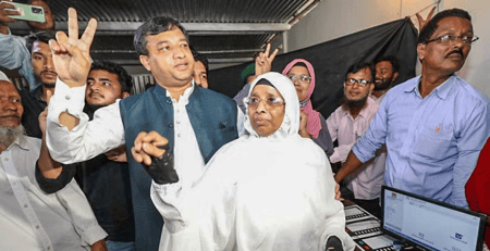 গাজীপুরের মেয়র নির্বাচিত হয়ে প্রধানমন্ত্রীকে ধন্যবাদ জানালেন জায়েদা খাতুন