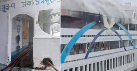 সদরঘাটে লঞ্চে আগুন, নিয়ন্ত্রণে ১২ ইউনিট