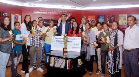 চ্যাম্পিয়ন নারী ক্রিকেট দলকে সংবর্ধনা দিল রূপালী ব্যাংক