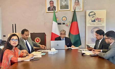 ইতালিতে বাংলাদেশ উন্মুক্ত বিশ্ববিদ্যালয়ের শিক্ষা কার্যক্রমের উদ্বোধন