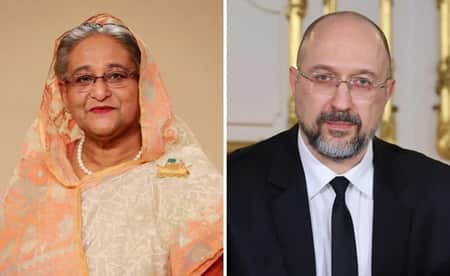 শেখ হাসিনার সঙ্গে ইউক্রেনের প্রধানমন্ত্রীর ফোনালাপ
