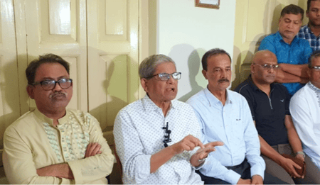 হাসিনার সরকারের অধীনে নির্বাচনে অংশ নেবে না বিএনপি, জানালেন মির্জা ফখরুল