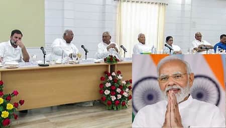 মোদীর বিরুদ্ধে একজোট ১৭ বিরোধী দল, শীর্ষ নেতাদের বৈঠক