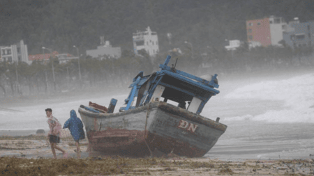 চীনে আঘাত হানলো শক্তিশালী টাইফুন ‘তালিম’ শক্তিশালী টাইফুন