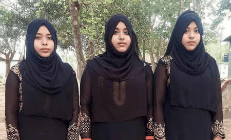 সখীপুরে একসঙ্গে তিন বোন এসএসসি পরীক্ষায় উত্তীর্ণ