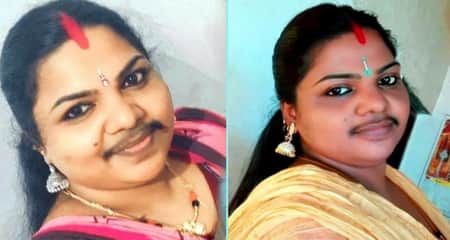 মেয়েদের গোঁফ