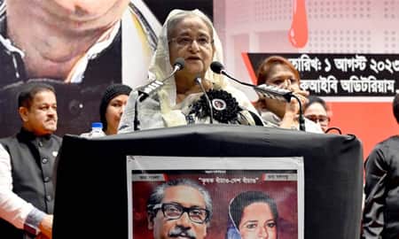 বিএনপি এত টাকা কোথা থেকে পাচ্ছে, প্রশ্ন প্রধানমন্ত্রীর