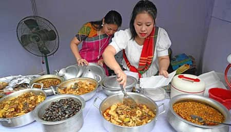 রাজধানীতে পাহাড়ি খাবারের উৎসব