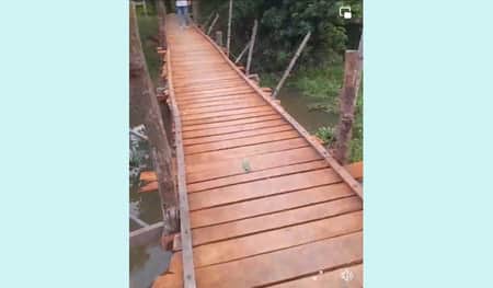 কাঠের সেতু