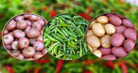 আবারও বাড়লো আলু-পেঁয়াজ-কাঁচামরিচের দাম আলু-পেঁয়াজ-কাঁচামরিচ