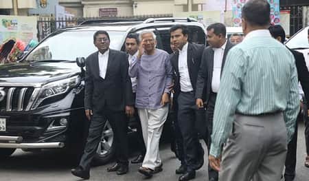 জিজ্ঞাসাবাদ শেষ, মন্তব্য নেই ড. ইউনূসের ড. ইউনূস