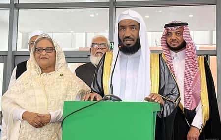 মসজিদে নববীর ইমামকে সঙ্গে নিয়ে ৫০টি মডেল মসজিদ উদ্বোধন করলেন প্রধানমন্ত্রী