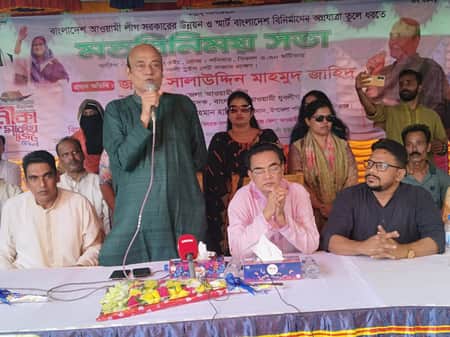 ঘিওরে স্মার্ট বাংলাদেশ গড়ার লক্ষ্যে এসএম জাহিদের মতবিনিময়