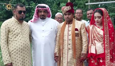 বাংলাদেশি কর্মচারীর বিয়েতে বরযাত্রী হয়ে গেলেন সৌদি মালিক