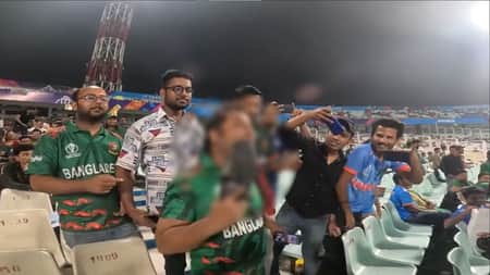 নিজের গালেই জুতা মারলেন বাংলাদেশি সমর্থক