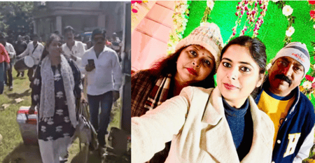 মেয়ের বিচ্ছেদের পর বিয়ের দিনের মতো শোভাযাত্রা ফিরিয়ে নিলেন বাবা