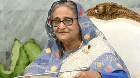 প্রধানমন্ত্রী শেখ হাসিনা।