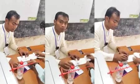 ৫৭ সেকেন্ডে ৪৩ সিল মারা সেই আজাদকে ‘পুলিশ’ পরিচয়ে তুলে নেওয়ার অভিযোগ