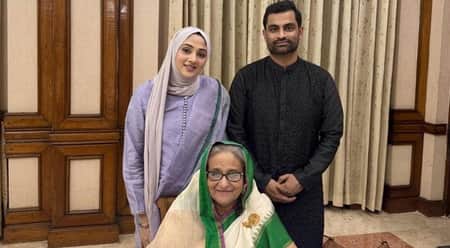 প্রধানমন্ত্রীর সঙ্গে তামিম ইকবালের সাক্ষাৎ hasina-tamim