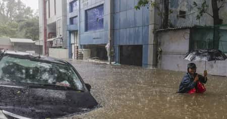 চেন্নাইয়ে ভারি বৃষ্টি
