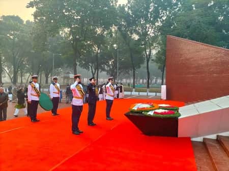 শহীদ বুদ্ধিজীবীদের প্রতি স্পিকারের শ্রদ্ধা নিবেদন