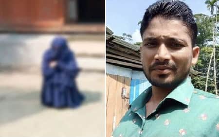 বিয়ের দাবিতে শিক্ষকের বাড়ি ছাত্রীর অনশন