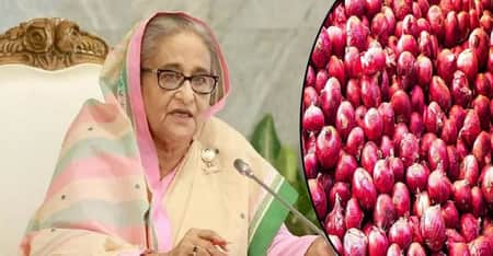 পেঁয়াজের দাম অস্বাভাবিক হারে বেড়ে যাওয়ায় ক্ষুব্ধ প্রধানমন্ত্রী