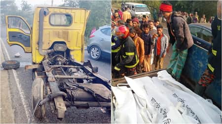 চট্টগ্রাম-কক্সবাজার মহাসড়কে পিকনিক বাস-লেগুনা সংঘর্ষ, নিহত ৪ পিকনিক বাস