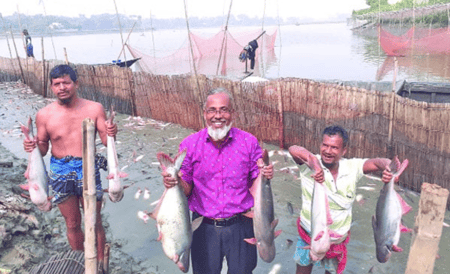 কোটি টাকার মাছ উৎপাদন