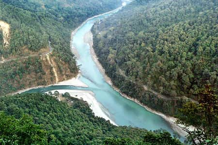 তিস্তার গতিপথ