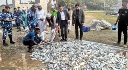 ১৮৭ মণ জাটকা জব্দ