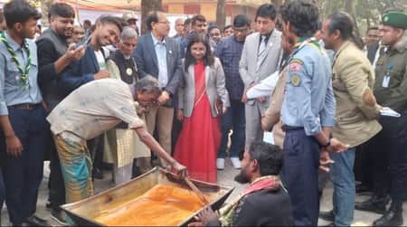 চৌগাছায় তিন দিনব্যাপী খেজুরের গুড়ের মেলা উদ্বোধন খেজুরের গুড়ের মেলা