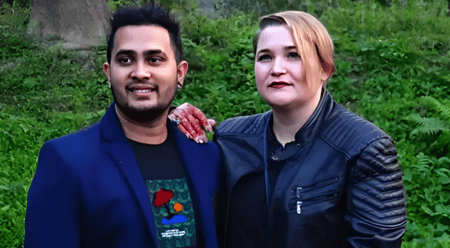 প্রেমের টানে নারায়ণগঞ্জে ছুটে এসেছেন দক্ষিণ আফ্রিকার তরুণী আফ্রিকান বিল্লাল