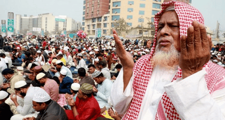 আমিন আমিন ধ্বনিতে মুখর ইজতেমার ময়দান
