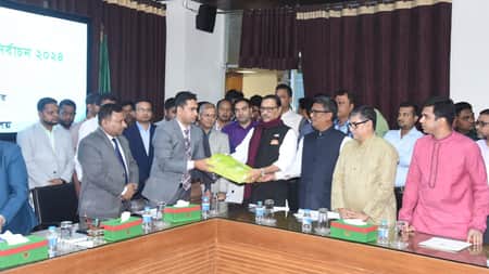 আ. লীগের মনোনয়ন জমা
