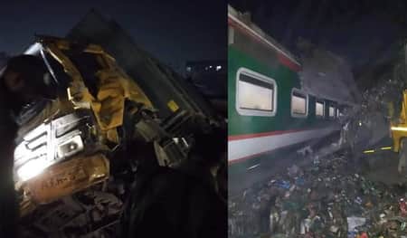 গাজীপুরে ট্রেনের ধাক্কায় ট্রাক উল্টে অটোরিকশাচালক নিহত গাজীপুরে ট্রেনের ধাক্কায় ট্রাক উল্টে অটোরিকশাচালক নিহত
