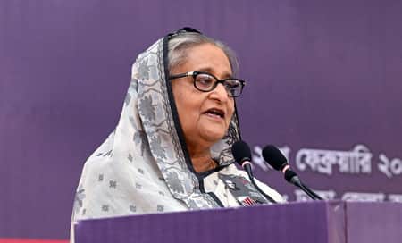বাংলাদেশ ভাষা আন্দোলনের চেতনায় এগিয়ে চলছে : প্রধানমন্ত্রী