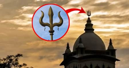 প্রতিটি মন্দিরের চূড়ায় ত্রিশূল থাকে কেন মন্দিরে ত্রিশূল