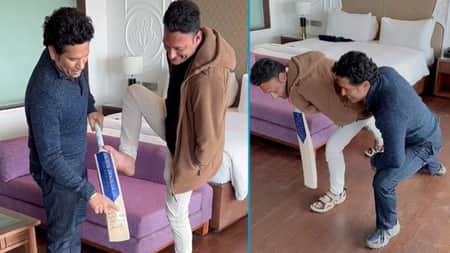 কাশ্মীরের সেই ‘বিস্ময় ক্রিকেটারের’ সঙ্গে শচীনের সাক্ষাৎ
