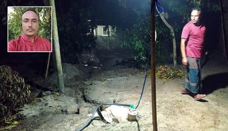 মসজিদের পানির পাম্প নিজের বাড়িতে বসালেন যুবলীগ নেতা