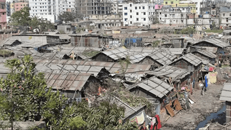 বস্তিতে বসবাস